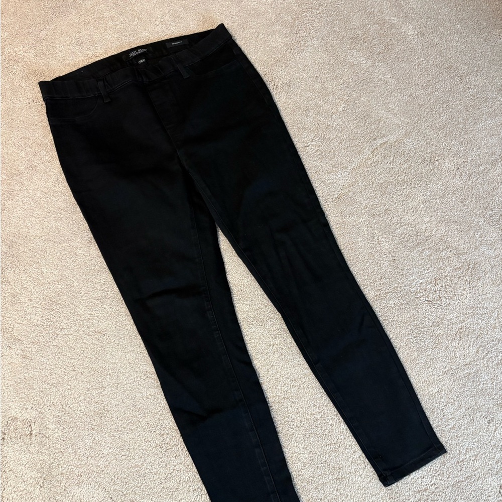 Judy Blue Pull-On Black Skinny Jeans